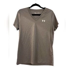 Under Armour Loose Fit Lightweight Heatgear V-Neck T-Shirt